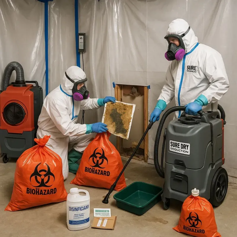 Contaminated Water Handling Protocols process in Leland, MS